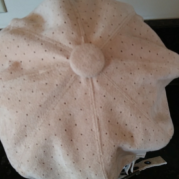 Gatsby Newsboy Style Floral Lined Hat Tan Brown OS - Picture 6 of 10